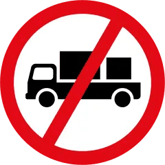 Prohibition sign