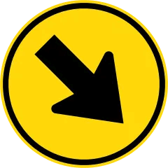 Temporary warning sign